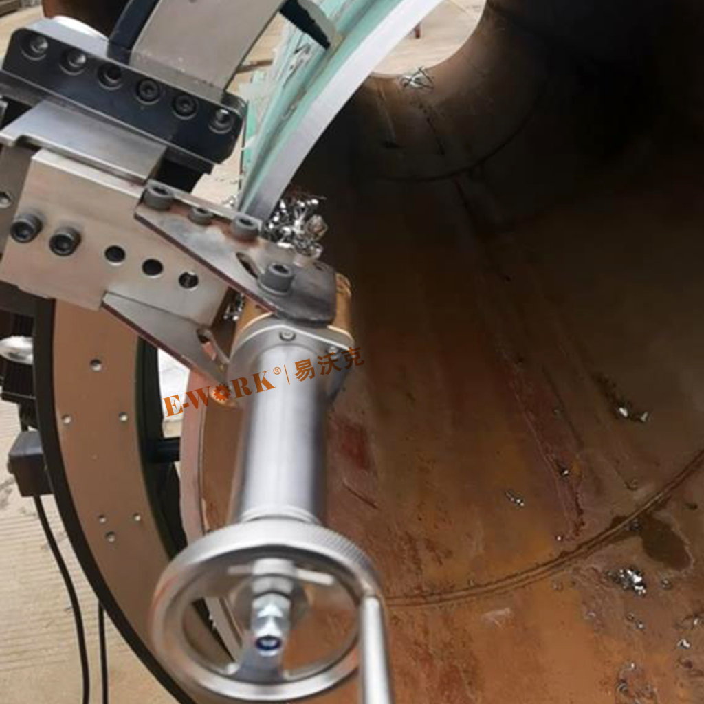 分瓣式切割坡口機內坡口加工