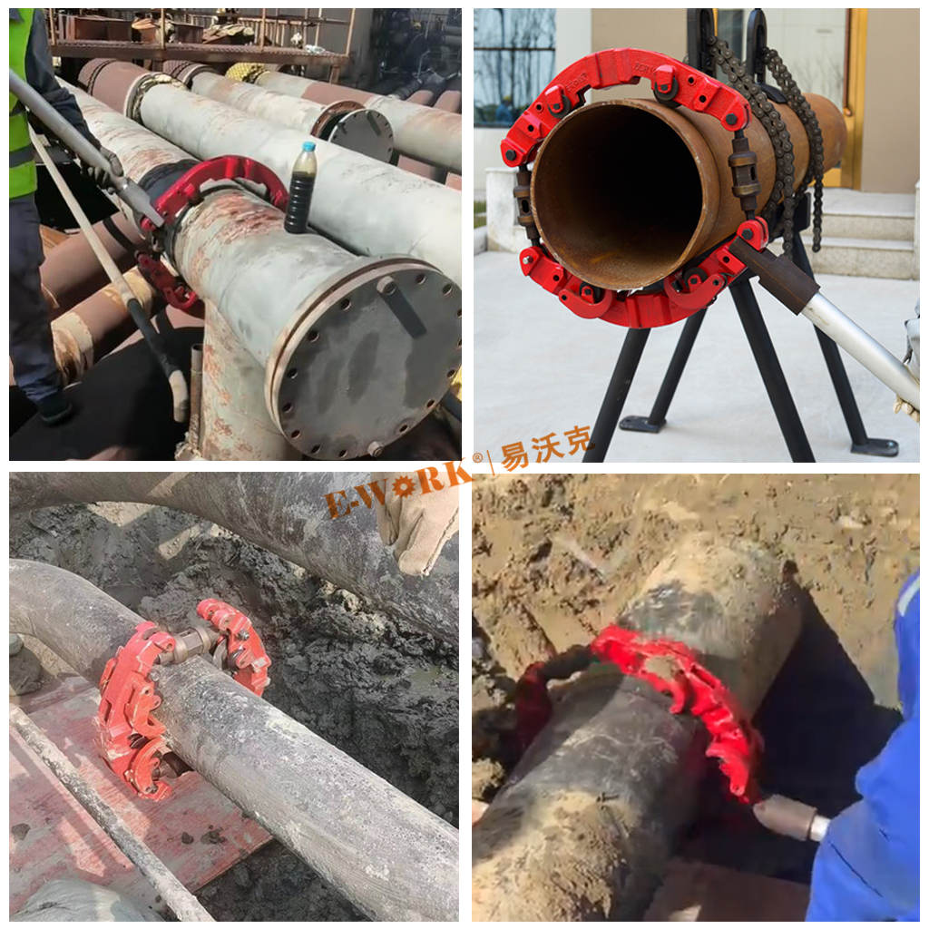 旋轉式切管機場景實拍