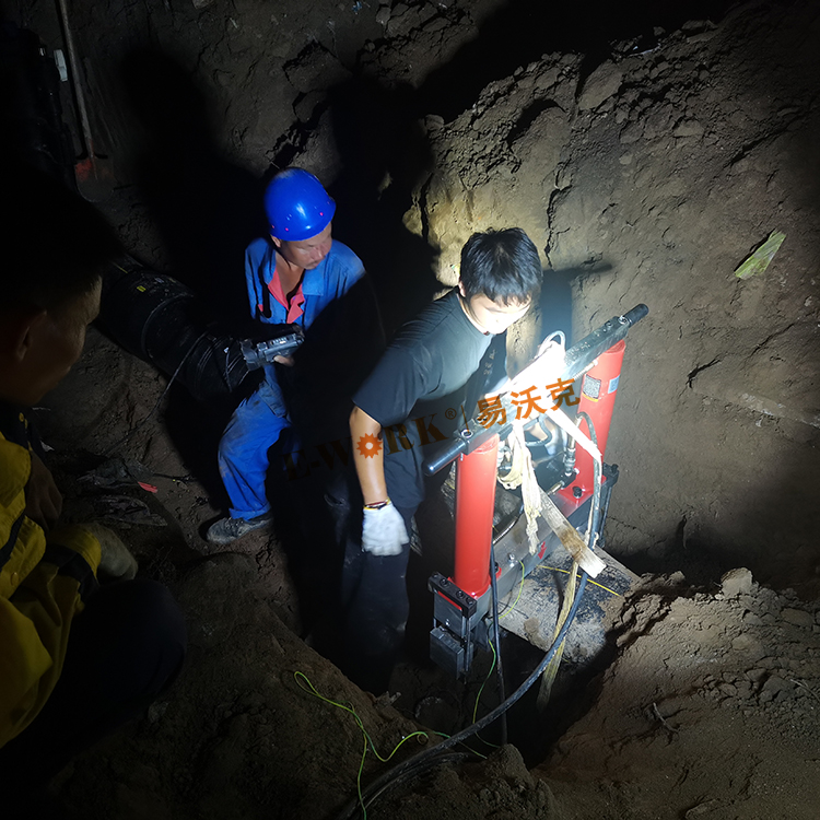 PE管止氣夾燃氣斷氣夾現場應用