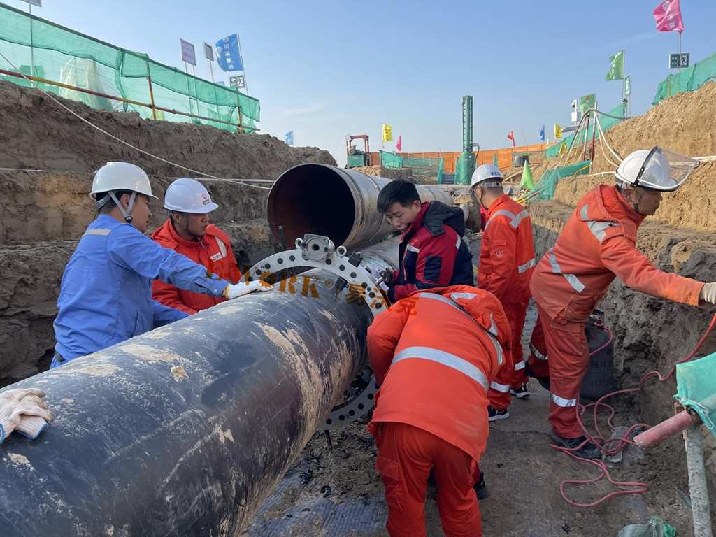 管道切斷坡口一體機現場應用